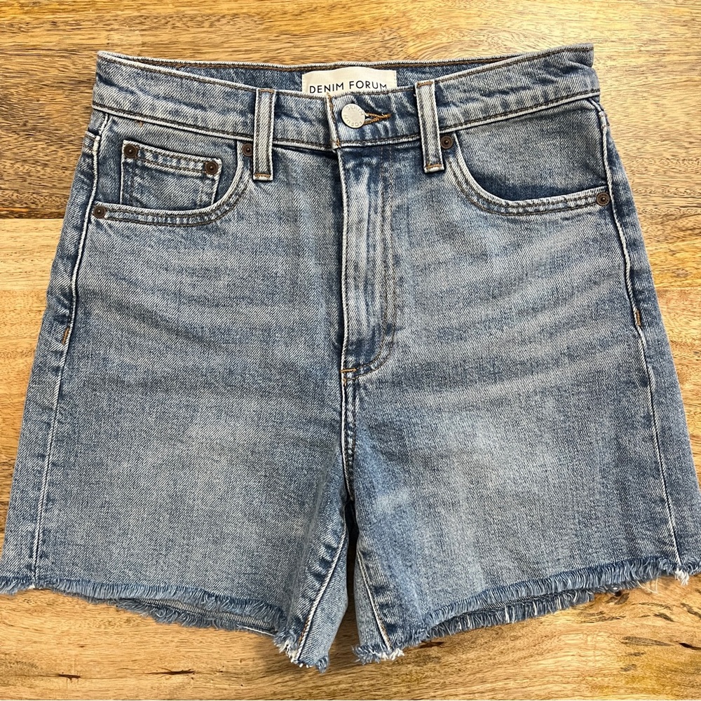 Aritzia Denim Thigh Shorts